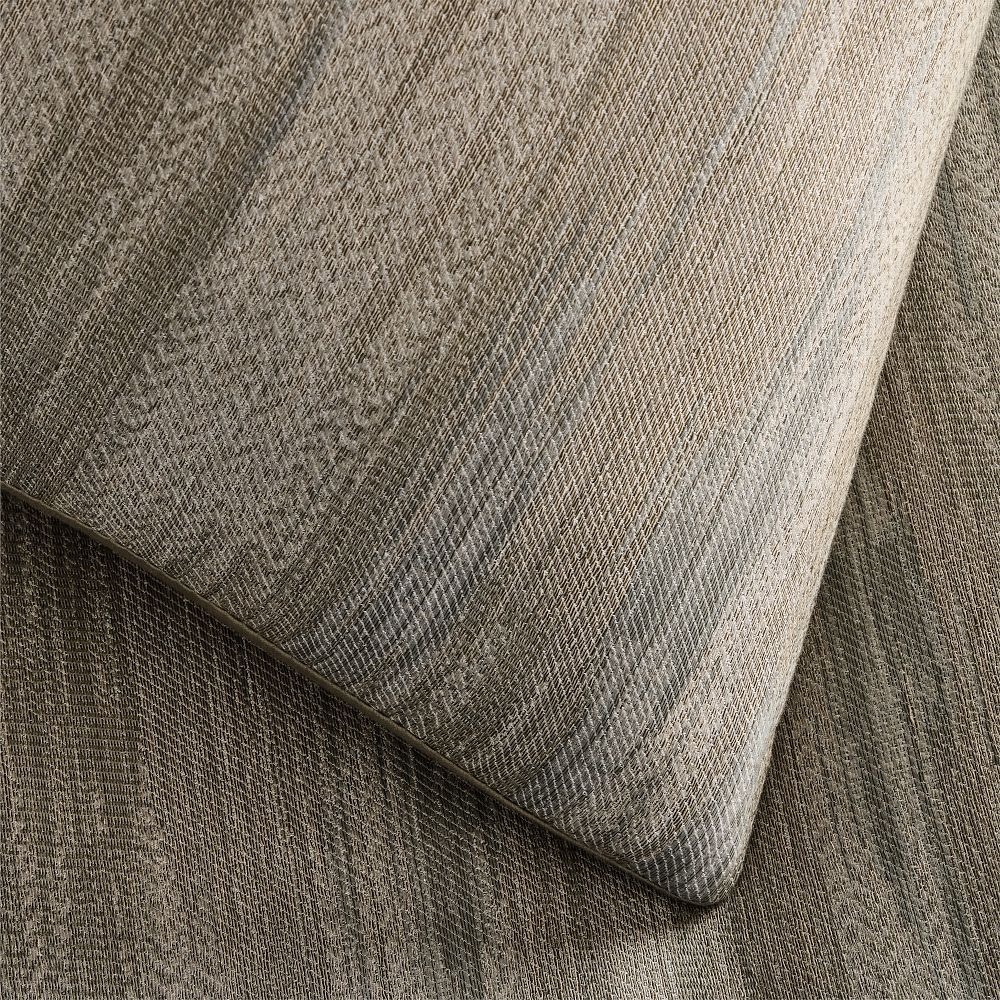 NWT West Elm Silky TENCEL Striated Duvet Cover - Full/Queen - Picture 2 of 4